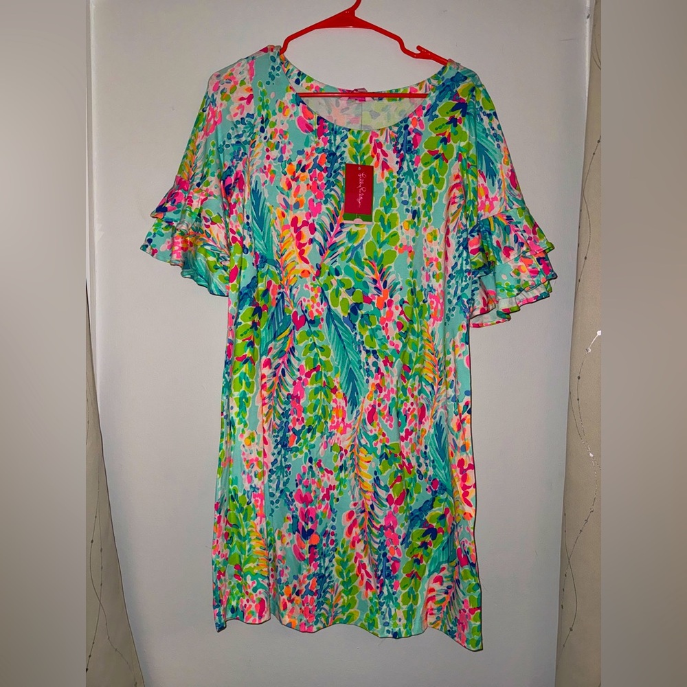 NWT Lilly Pulitzer Lula Dress Catch the Wave size small